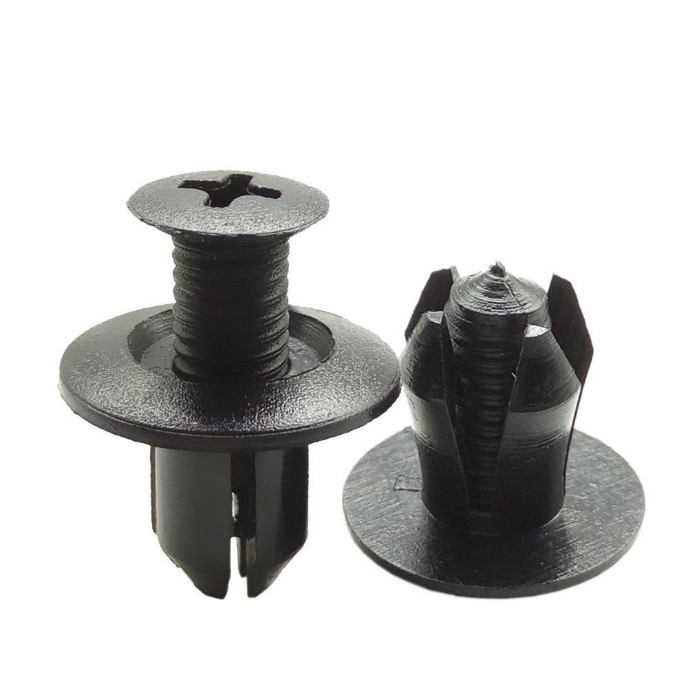 100 universal screw clamps in a pack, featuring a durable design and versatile sizes for various projects.