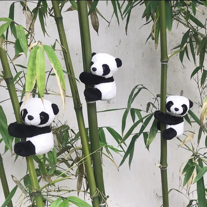Four cute panda magnets for home and office, designed by 1h8x0d-zb, showcasing a stylish refrigerator accessory.