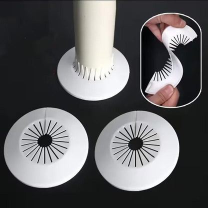 5 pieces of 1h8x0d-zb flange water pipe cover decorations in various colors displayed on a white background.