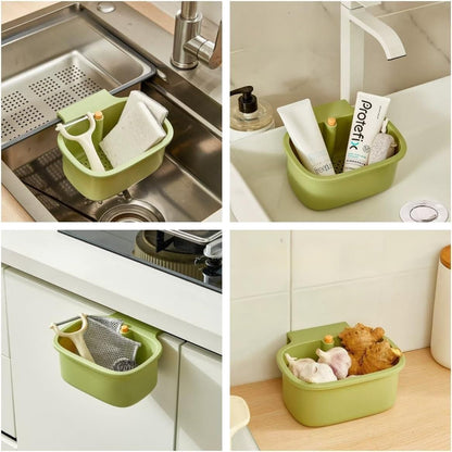 Anti-slip hanging drain basket by 1h8x0d-zb, featuring durable design and drainage holes for effective water removal.