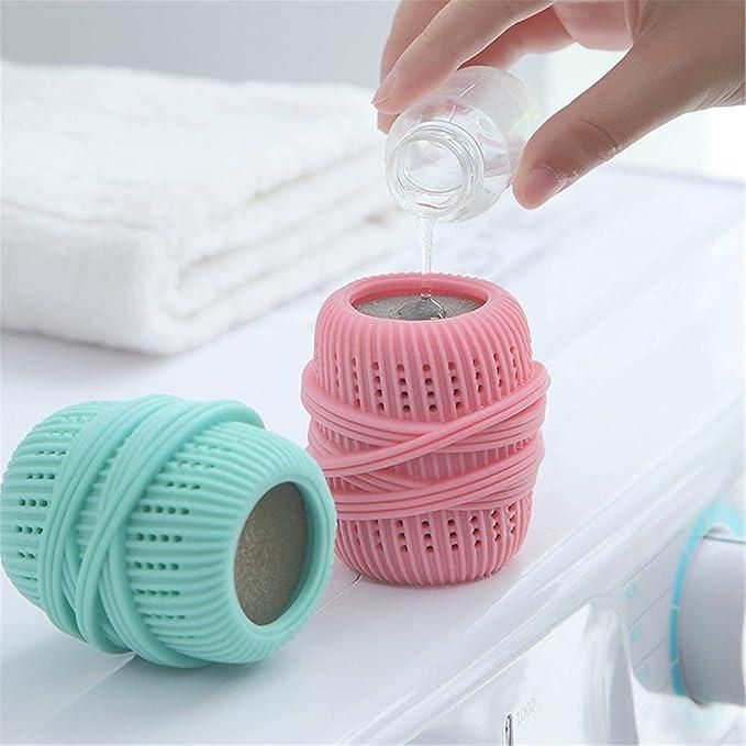 1h8x0d-zb laundry washing machine ball in blue, designed to enhance cleaning efficiency and reduce laundry friction.