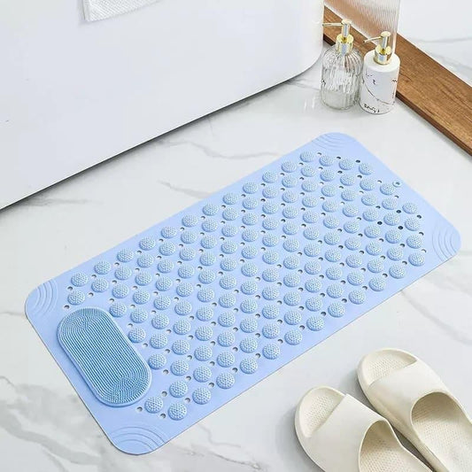 Silicon bathroom scrubber mat by 1h8x0d-zb featuring textured surface for effective cleaning and non-slip design.