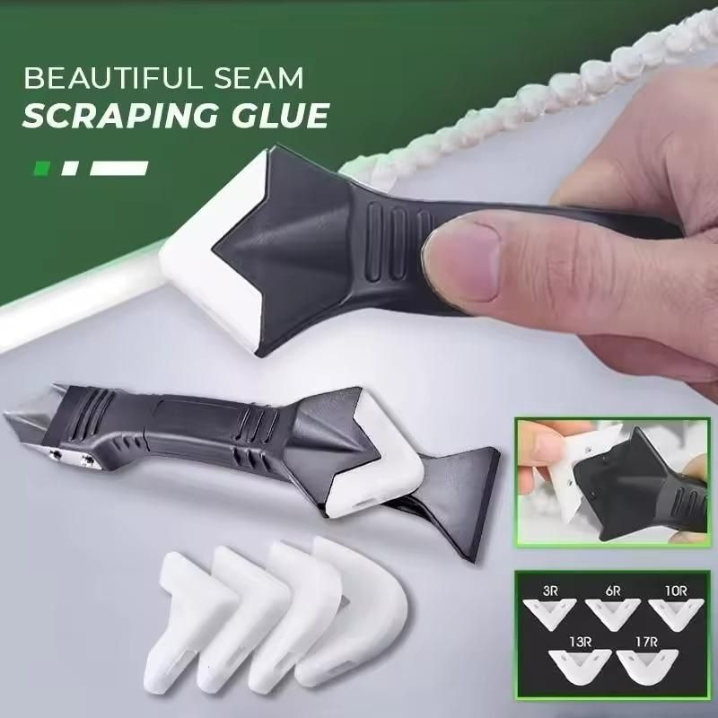 1h8x0d-zb silicone scraper squeegee with a flexible blade for effective glue removal on various surfaces.