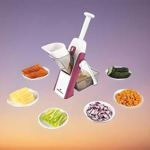 Vegetable chopper slicer in a kitchen setting, featuring sharp blades and ergonomic handle from brand 1h8x0d-zb.