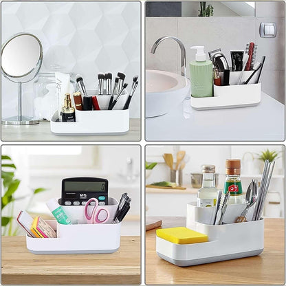 5 compartment kitchen and bathroom storage holder by 1h8x0d-zb, featuring organized sections for toiletries and utensils.