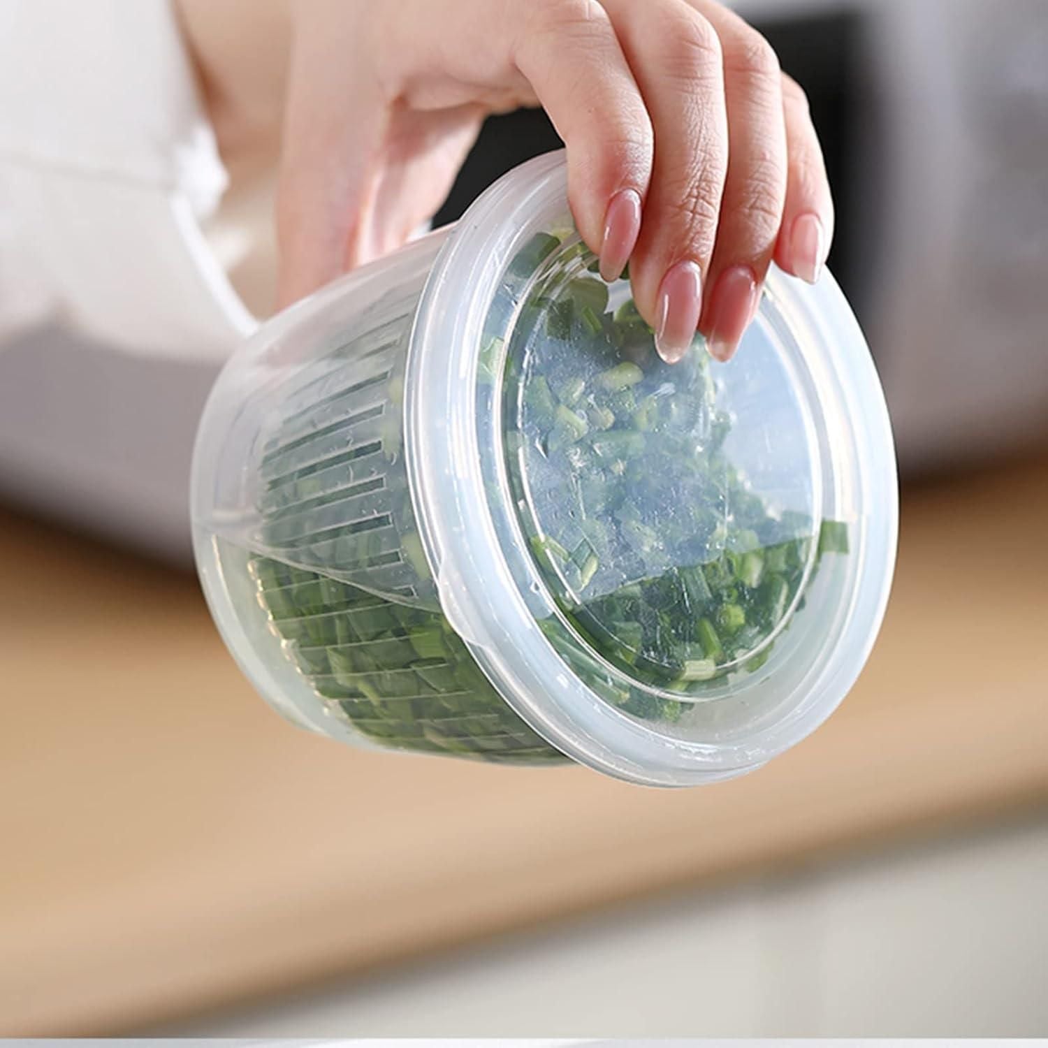 Leakproof food storage containers set of 2, clear design for fridge organization by 1h8x0d-zb.