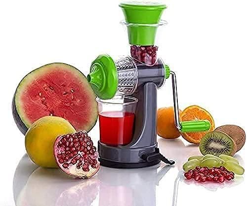 Manual hand juicer with a steel handle, designed for extracting juice from various fruits, by brand 1h8x0d-zb.