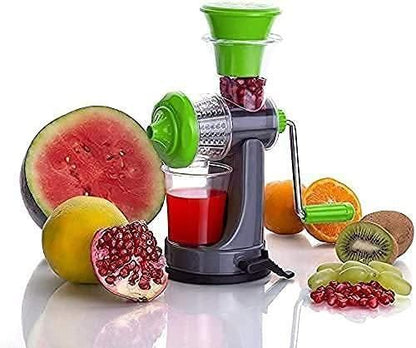 Manual hand juicer with a steel handle, designed for extracting juice from various fruits, by brand 1h8x0d-zb.