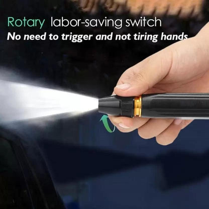 Black portable high-pressure washing water nozzle by 1h8x0d-zb, showcasing the nozzle design and handle features.