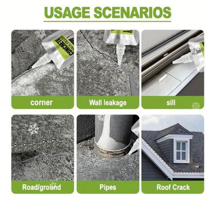 Concrete Crack Filler 100 ml by 1h8x0d-zb in a tube, showcasing its nozzle and textured filler consistency.