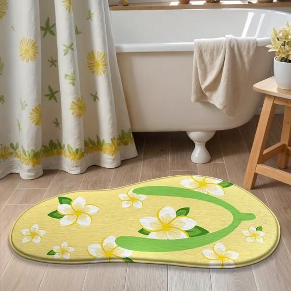 Anti-slip mat with matching slippers, 1h8x0d-zb, showcasing textured surface and cozy design for home use.