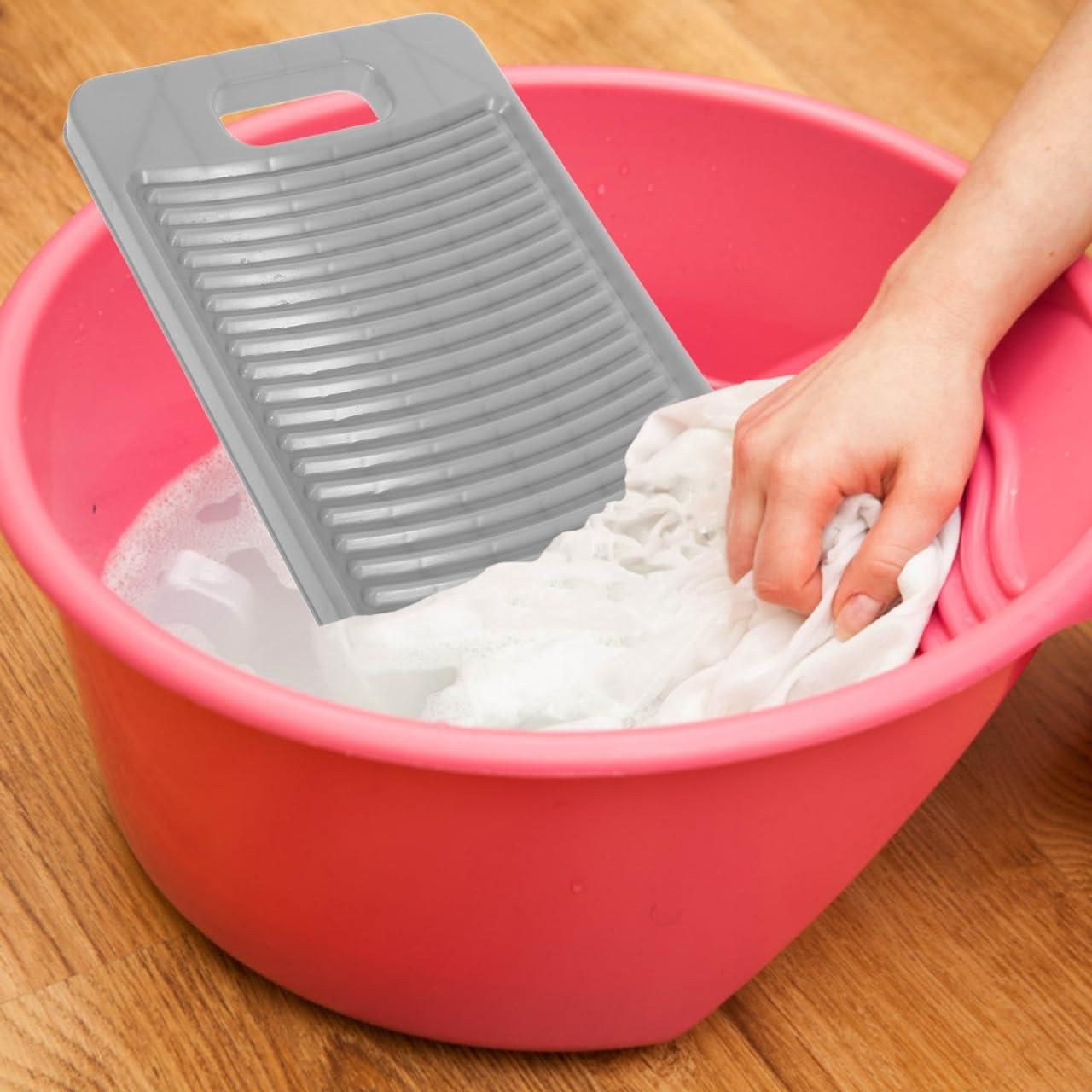 Mini thicken washing board by 1h8x0d-zb, featuring a durable, textured surface for efficient hand washing.