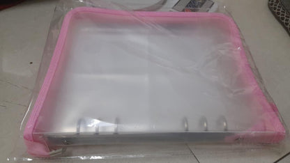 Transparent jewellery book by 1h8x0d-zb featuring 60 pockets for organized storage of accessories.