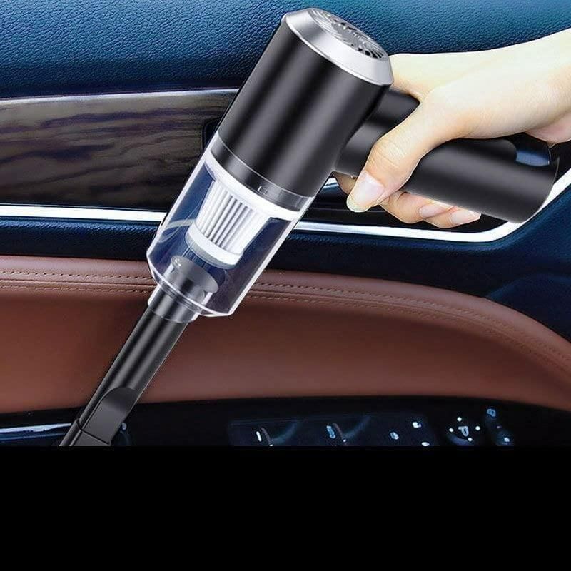 Wireless portable air duster vacuum cleaner by 1h8x0d-zb with ergonomic design and nozzle for easy dust removal.