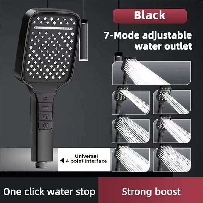 Large 7 modes shower head by 1h8x0d-zb, showcasing a sleek design with adjustable spray settings.