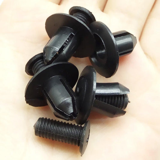 100 universal screw clamps in a pack by 1h8x0d-zb, showcasing various sizes and sturdy construction.