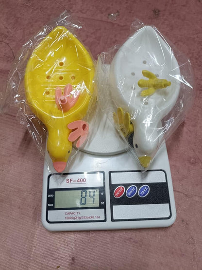 Duck shape soap holder in a pack of 2 by 1h8x0d-zb, featuring a cute design and practical functionality for bathrooms.