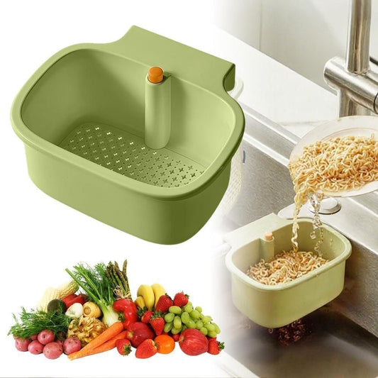 Anti-slip hanging drain basket by 1h8x0d-zb, featuring a sturdy design for kitchen or bathroom use.