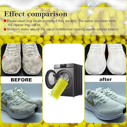 Shoe washing machine bag by 1h8x0d-zb, featuring a durable mesh design for safe laundry of shoes.