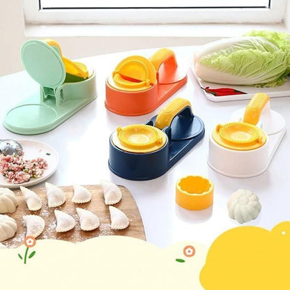 3-in-1 dumpling, momo, samosa, and gujiya press by 1h8x0d-zb, showcasing its versatile design and ergonomic handle.