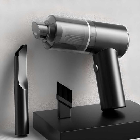 Wireless vacuum cleaner and air duster by 1h8x0d-zb, showcasing its sleek design and portable features.