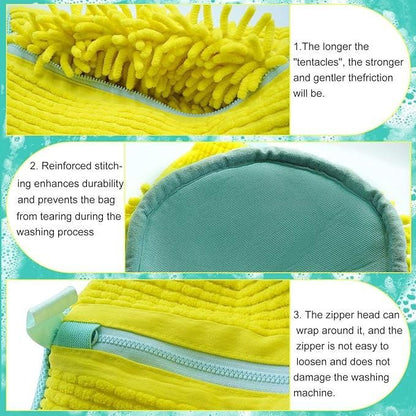 Shoe washing machine bag by 1h8x0d-zb, designed to protect shoes during washing, featuring a durable mesh material.