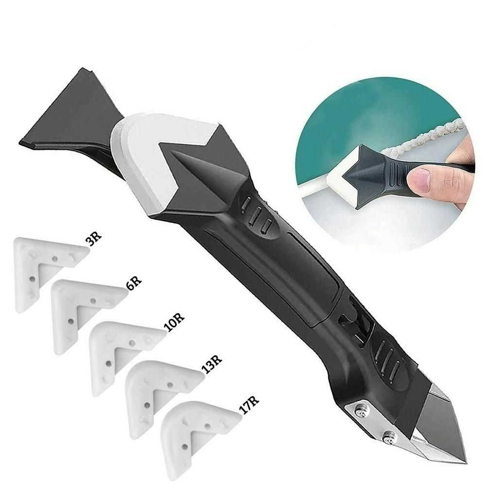 Silicone scraper squeegee and glue remover by 1h8x0d-zb, showcasing a flexible, ergonomic design for easy use.