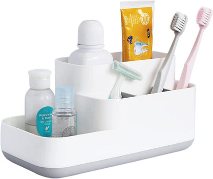5 compartment kitchen and bathroom storage holder by 1h8x0d-zb, featuring organized sections for toiletries and utensils.