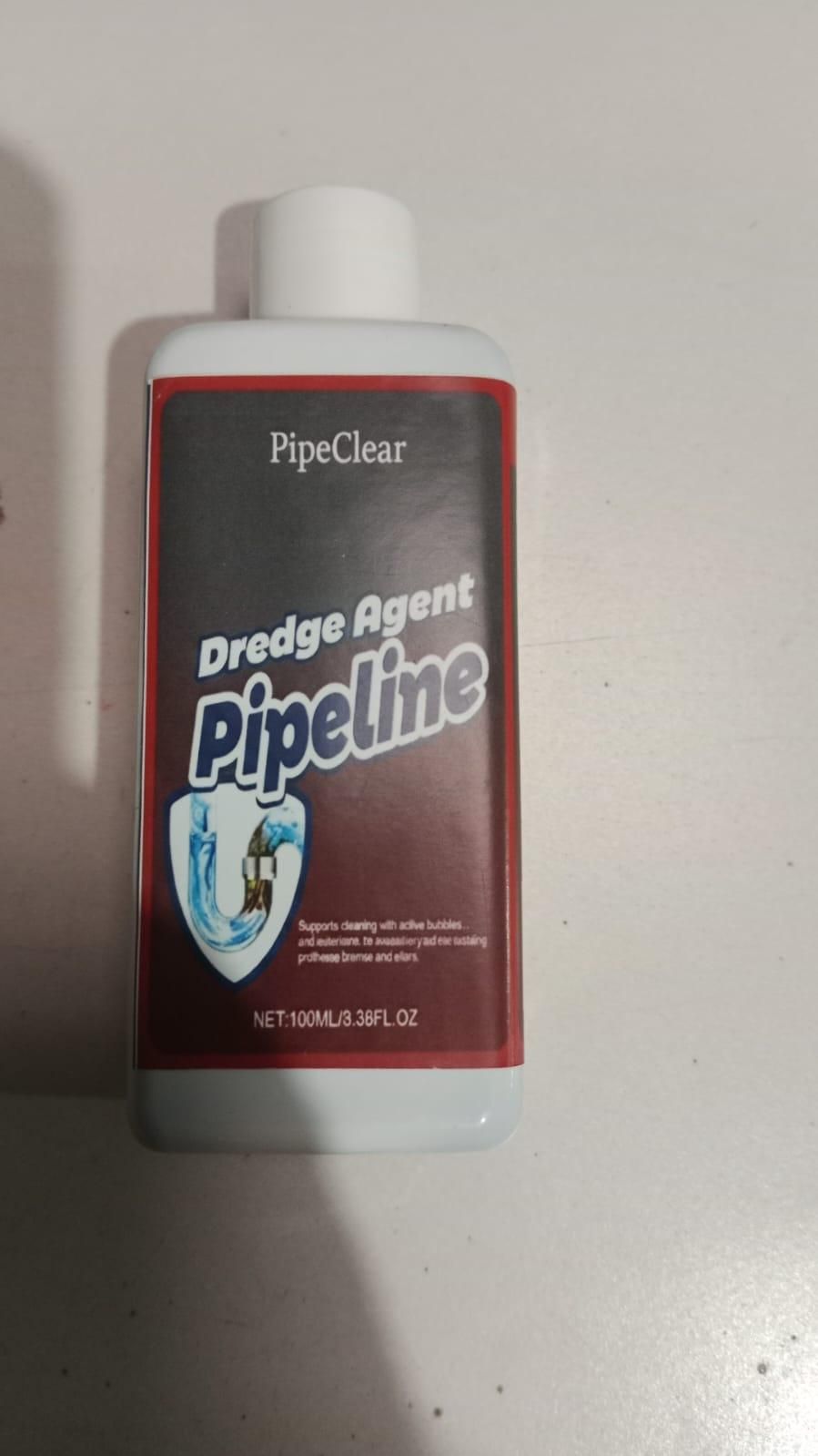100 ml 1h8x0d-zb unclogging agent for clearing pipeline blockages and descaling, shown in a compact bottle.
