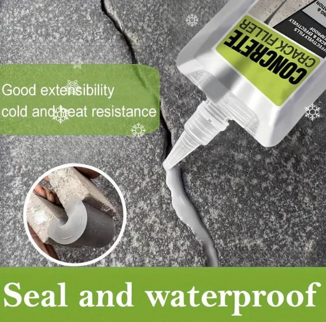 Concrete Crack Filler 100 ml in a tube, ideal for repairing cracks in concrete surfaces by brand 1h8x0d-zb.