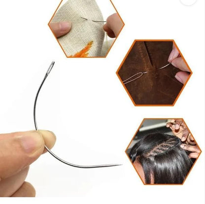 Household repair sewing needle kit by 1h8x0d-zb, featuring two needles in a compact, organized case.