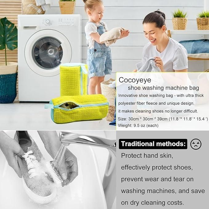 Shoe washing machine bag by 1h8x0d-zb, designed to protect shoes during the wash cycle, featuring durable mesh fabric.