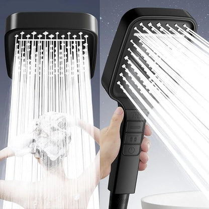 Large 7 modes shower head by 1h8x0d-zb, showcasing a sleek design and adjustable spray settings.