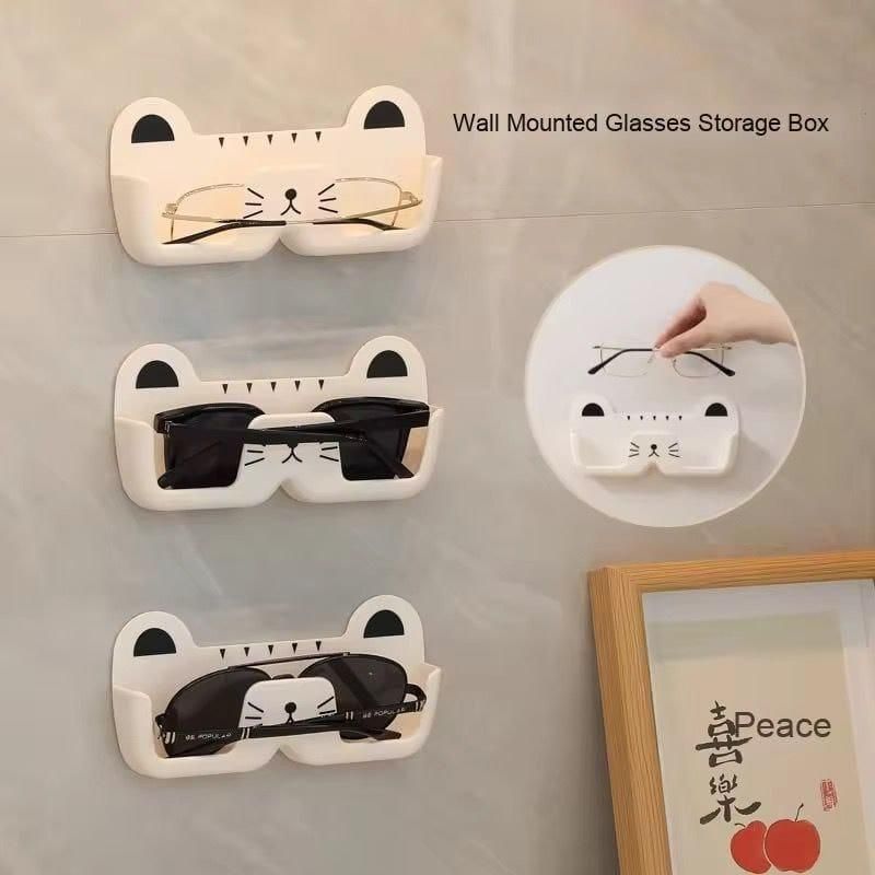 Pack of 3 glass and goggles holders by 1h8x0d-zb, showcasing different colors and designs for secure storage.