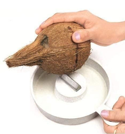 High-quality manual coconut opening tool by 1h8x0d-zb, featuring a sturdy handle and sharp blade for easy coconut access.