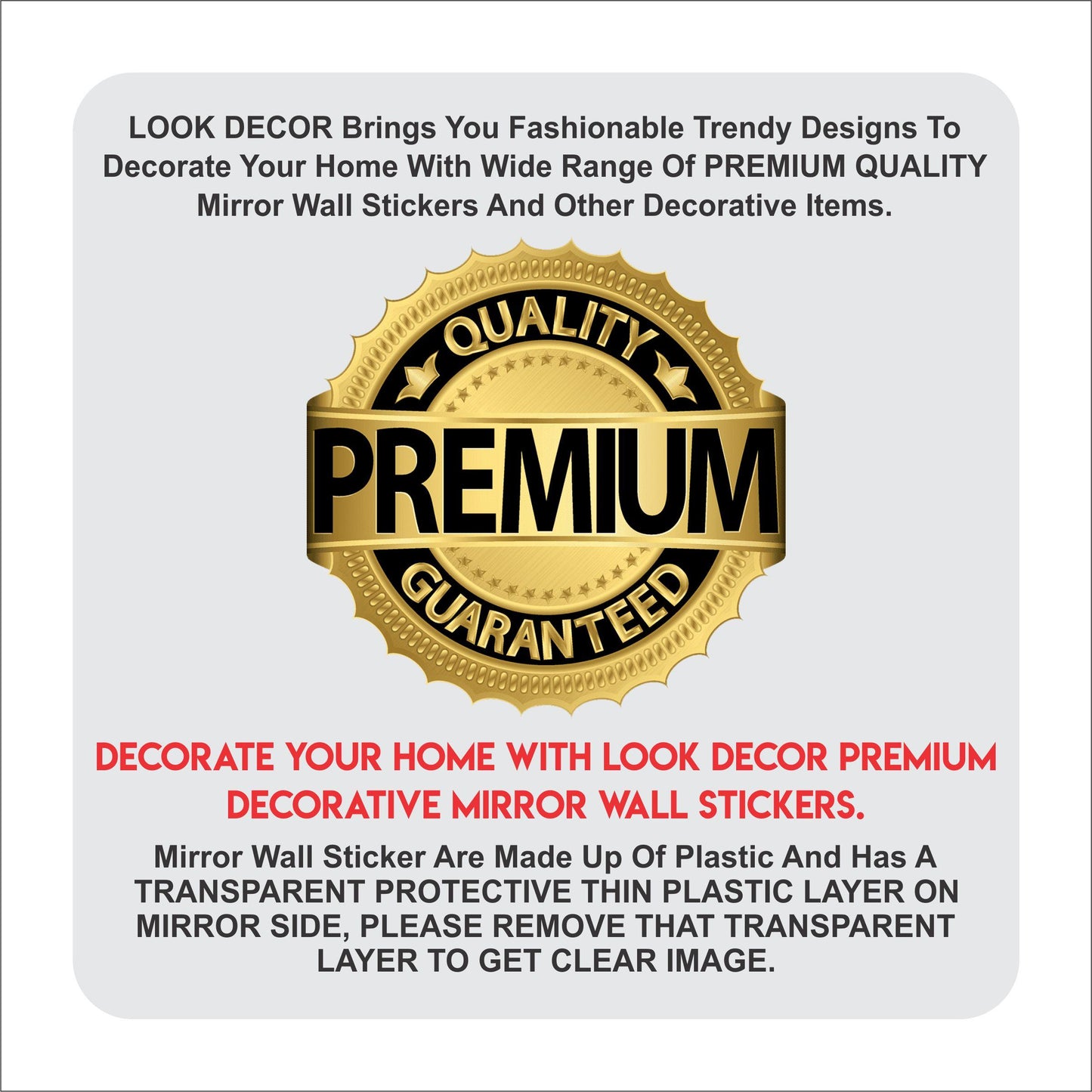3D acrylic mirror wall sticker decoration by 1h8x0d-zb, showcasing a stylish reflective design for home decor.