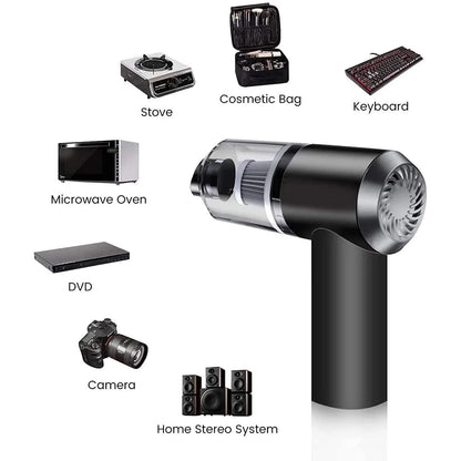 Portable air duster and wireless vacuum cleaner by 1h8x0d-zb, featuring a sleek design and ergonomic handle.