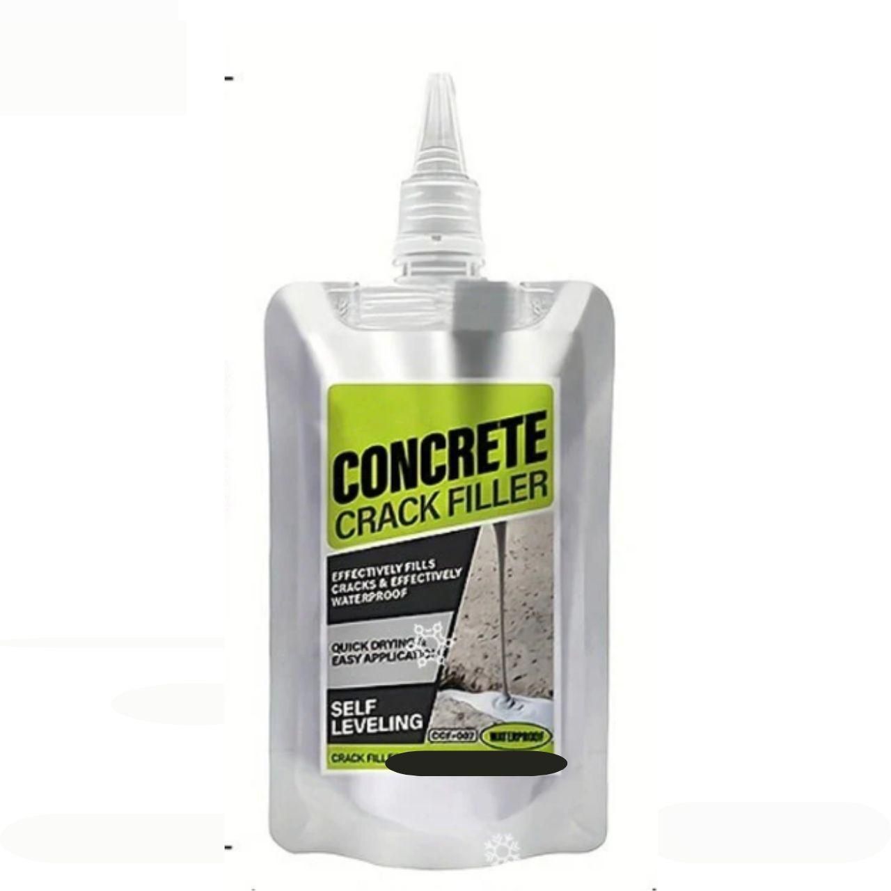 1h8x0d-zb Concrete Crack Filler in a 100 ml tube, showcasing the packaging and product details on a white background.