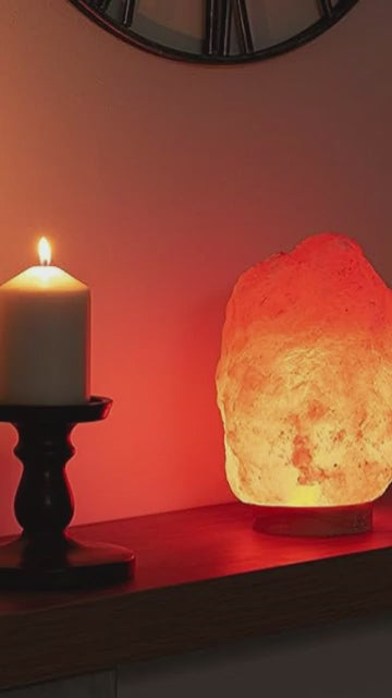 🌟 Premium Himalayan Crystal Salt Wellness Lamp